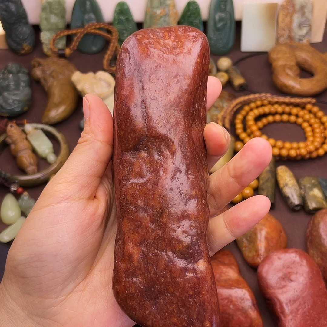 岫岩河磨玉（透闪石质玉）未镶嵌颈饰