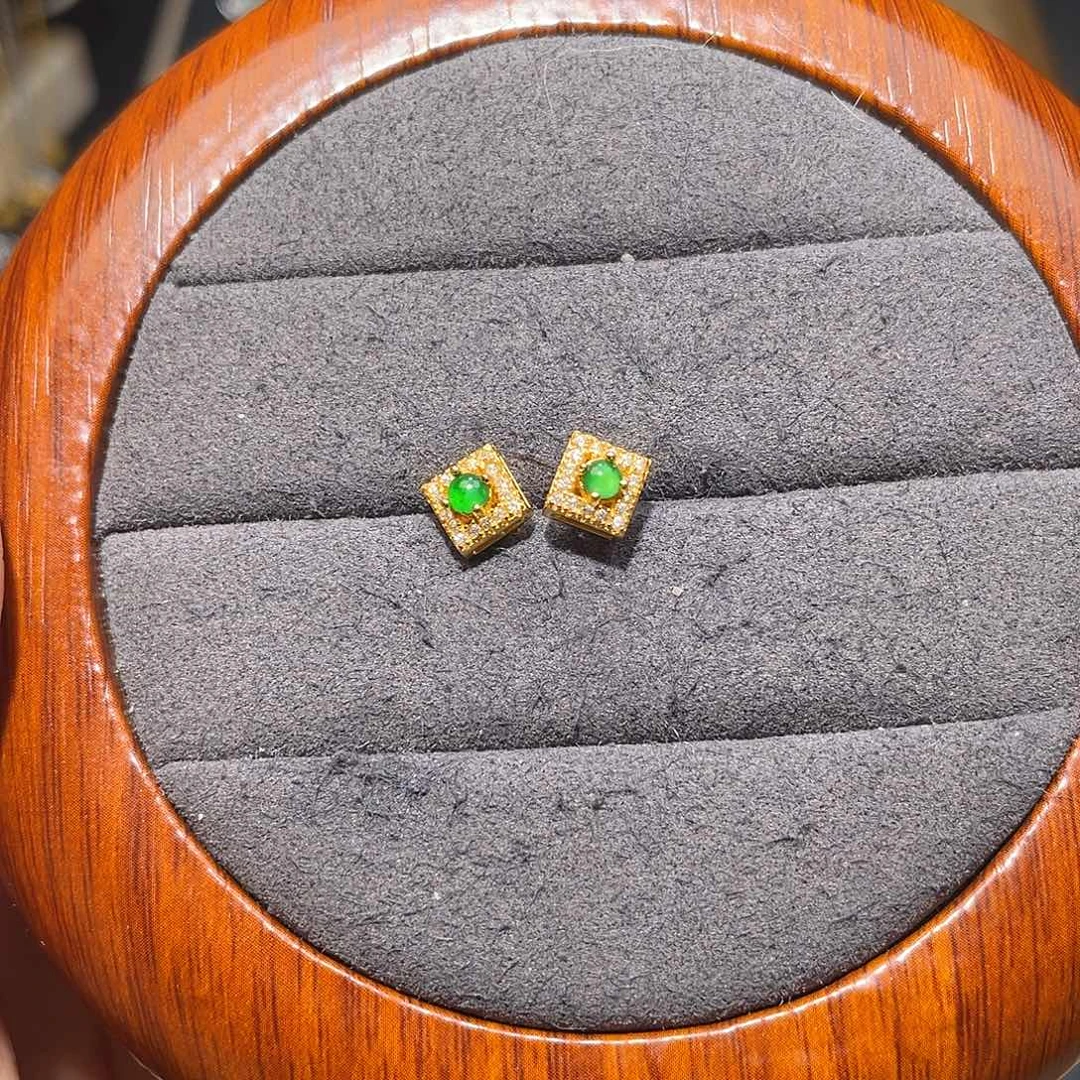 翡翠银S925镶嵌颈饰