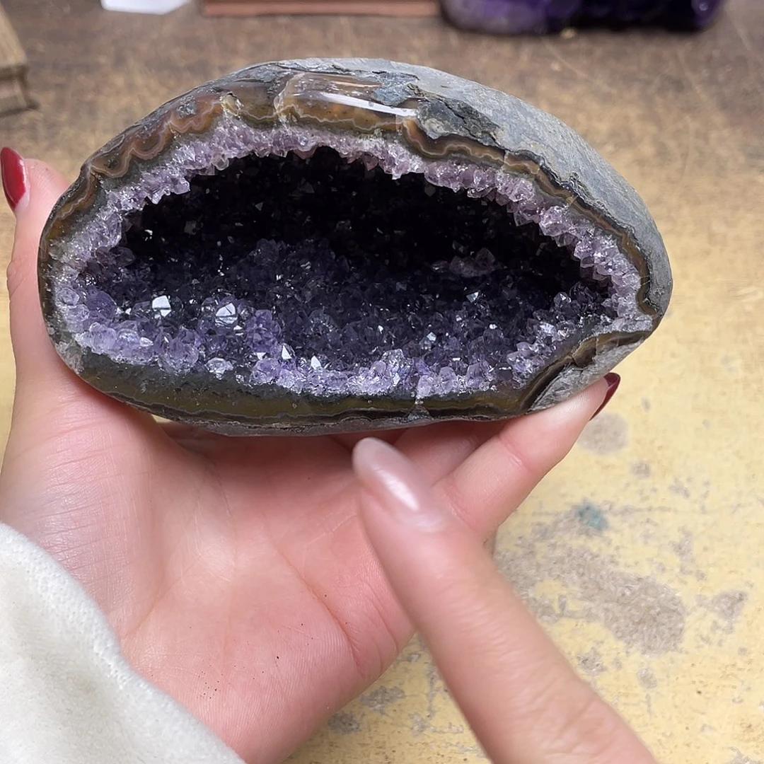 大型摆件（非配饰）紫晶未镶嵌