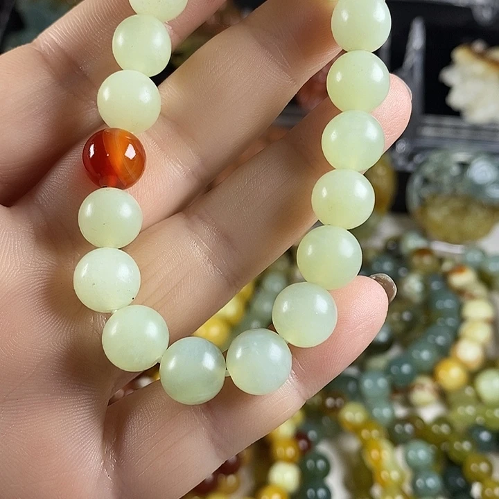 蛇纹石玉未镶嵌手串