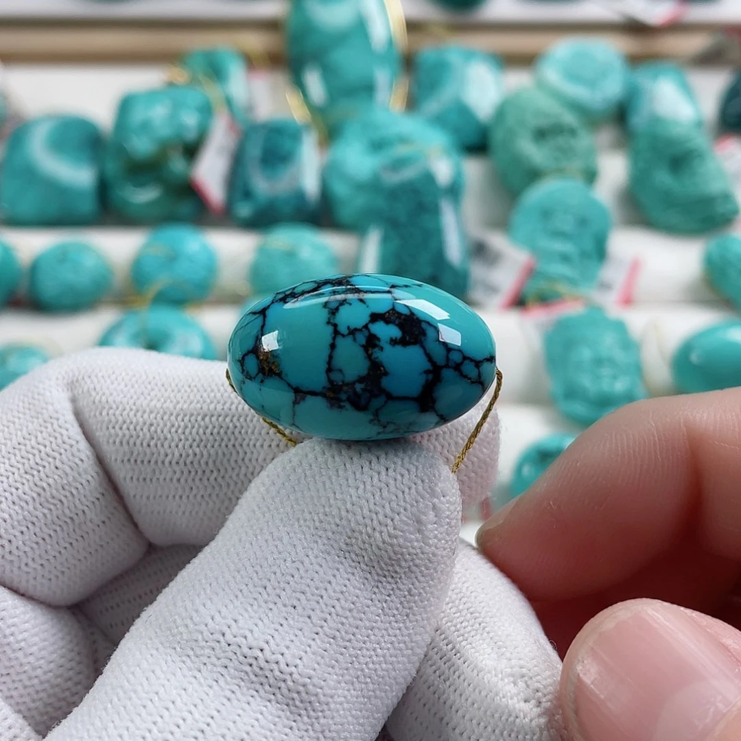 绿松石车挂未镶嵌