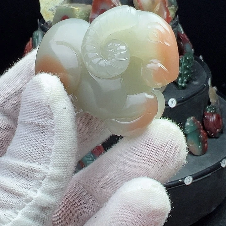 未镶嵌秦紫玉玛瑙/玉髓