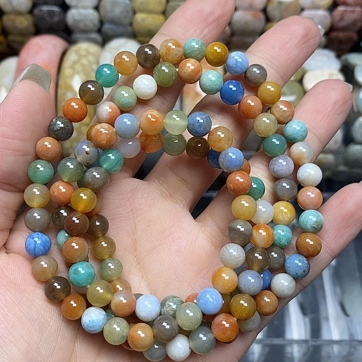 硅化玉未镶嵌好看