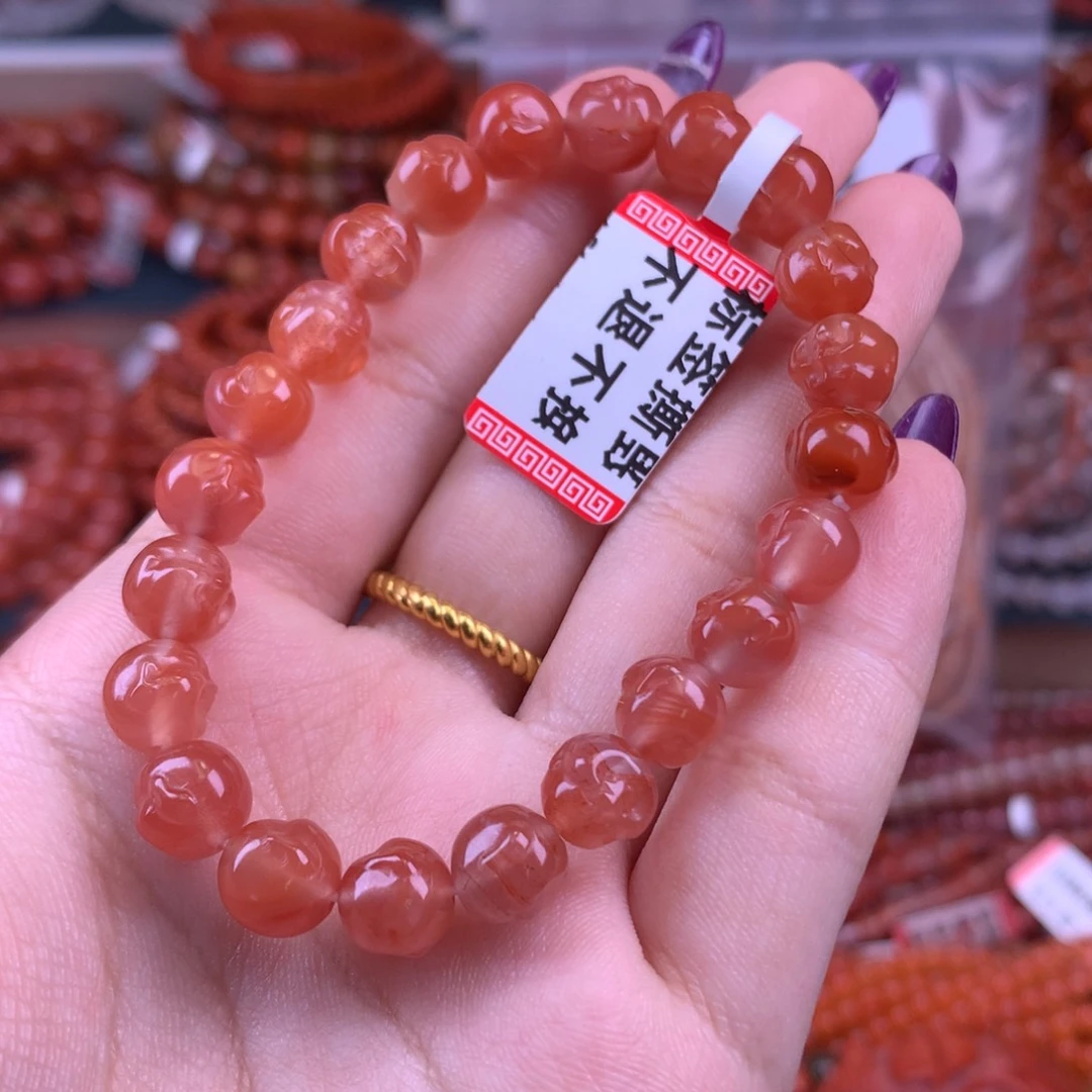 未镶嵌手链南红玛瑙8号卡8