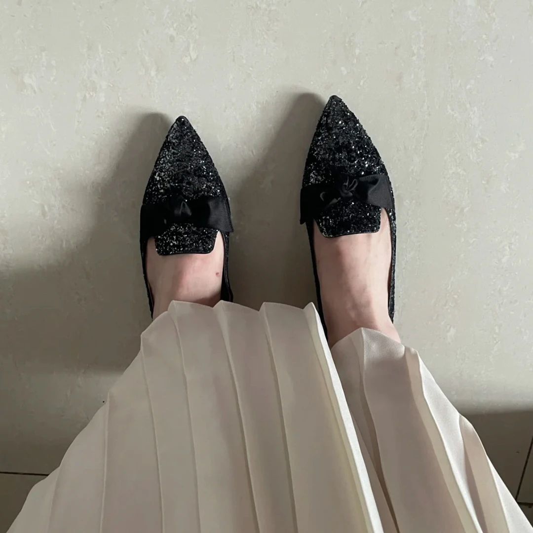 95新 JIMMY CHOO/吉米周 平底鞋/37码/Xspa4729