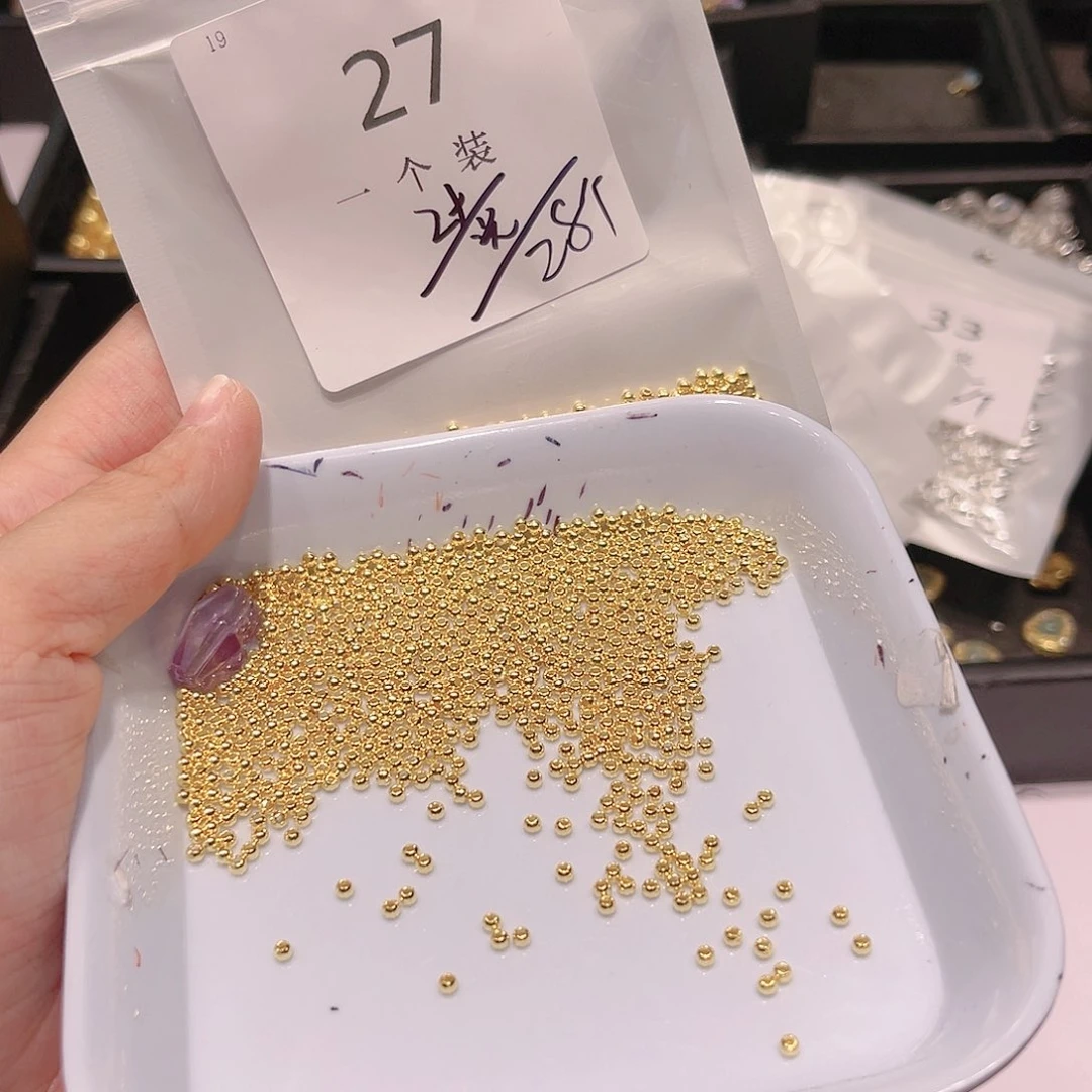 紫晶珠宝半成品银S925镀金镶嵌27