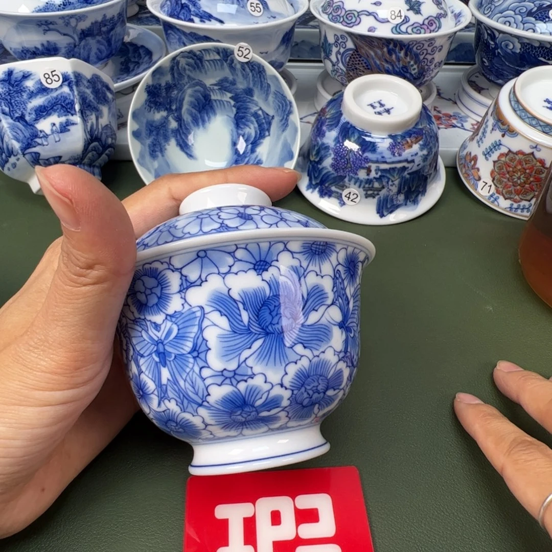 陶瓷景德镇纯手工纯手绘茶具木木67