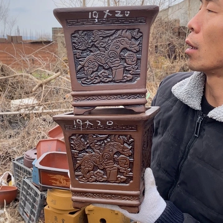 紫砂花盆紫砂特价包邮新款