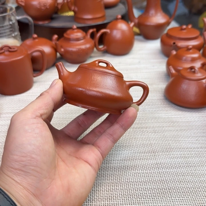 和***谐壶紫砂全手工制作柱瓢