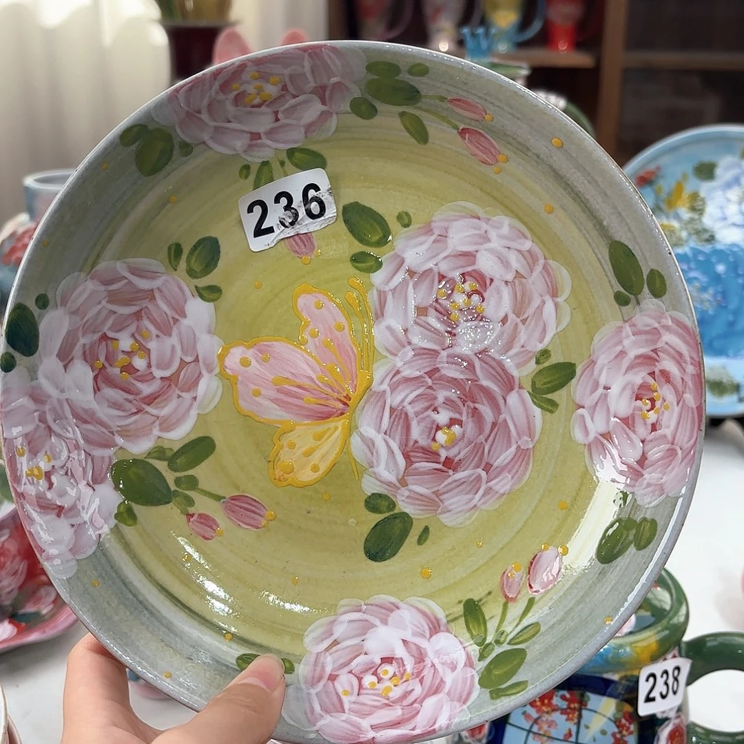 景德镇手绘高温釉下彩陶瓷茶具