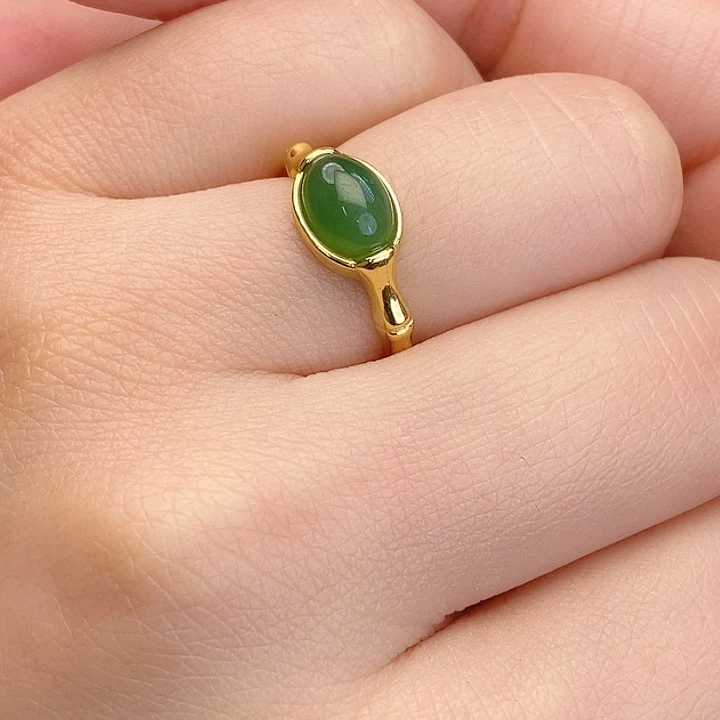 和田玉银S925镶嵌颈饰