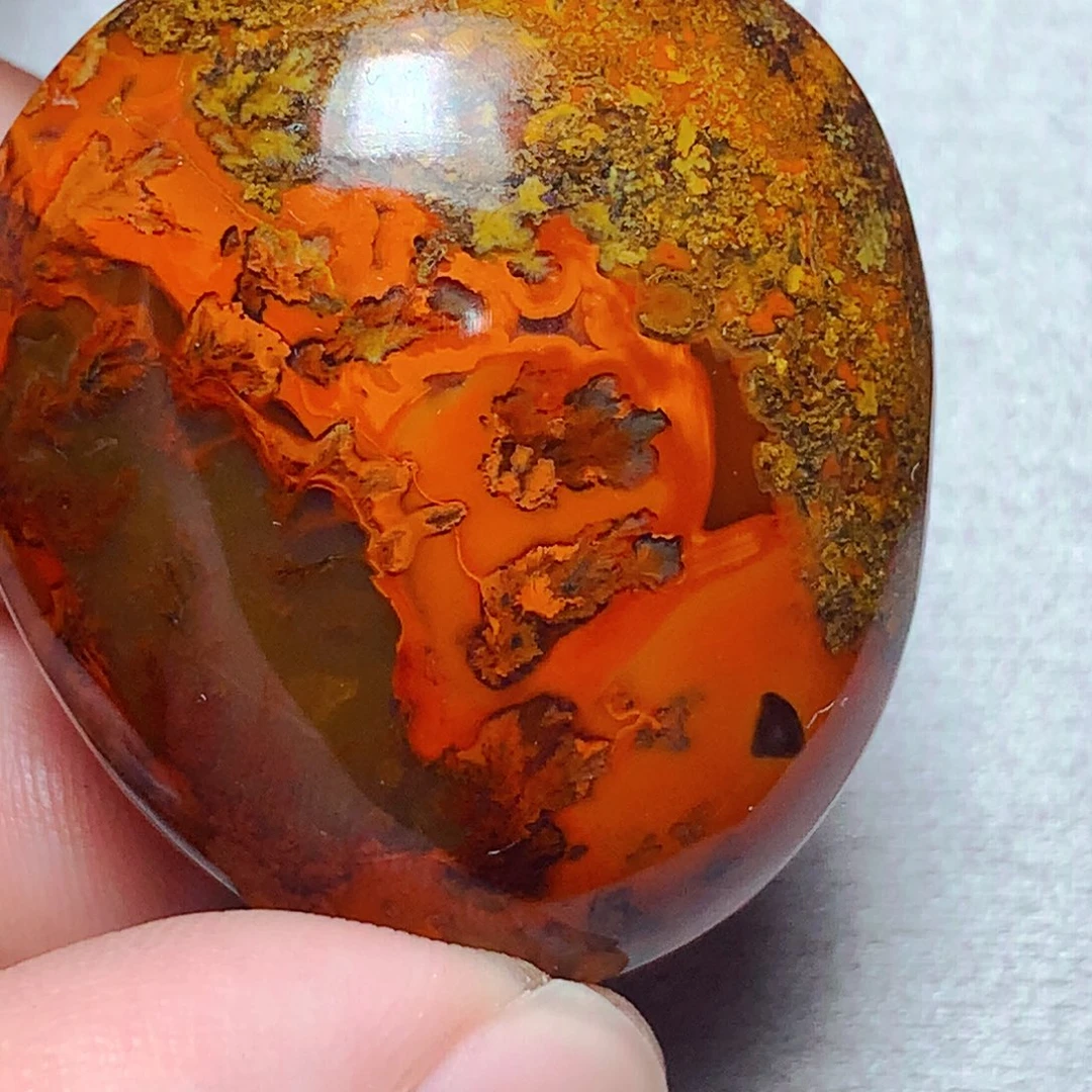 荣***佛玛瑙/玉髓未镶嵌战国红