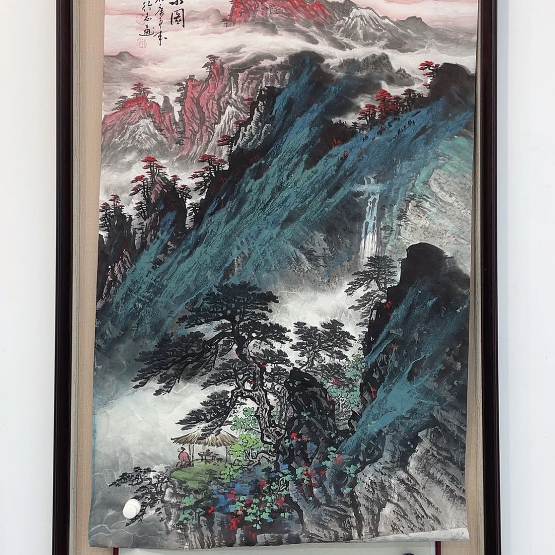 国画凌行志老师手绘国画