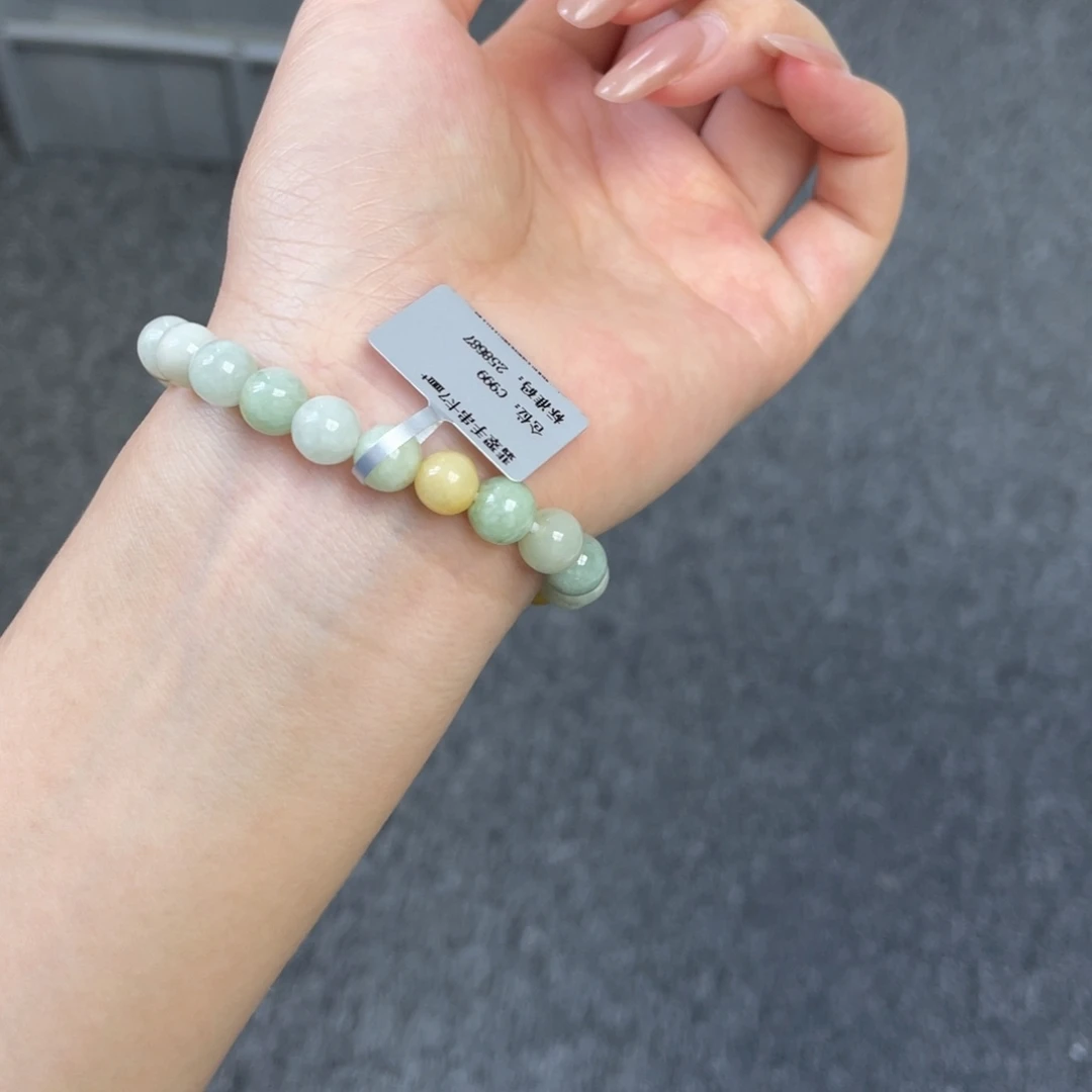 翡翠未镶嵌颈饰手串