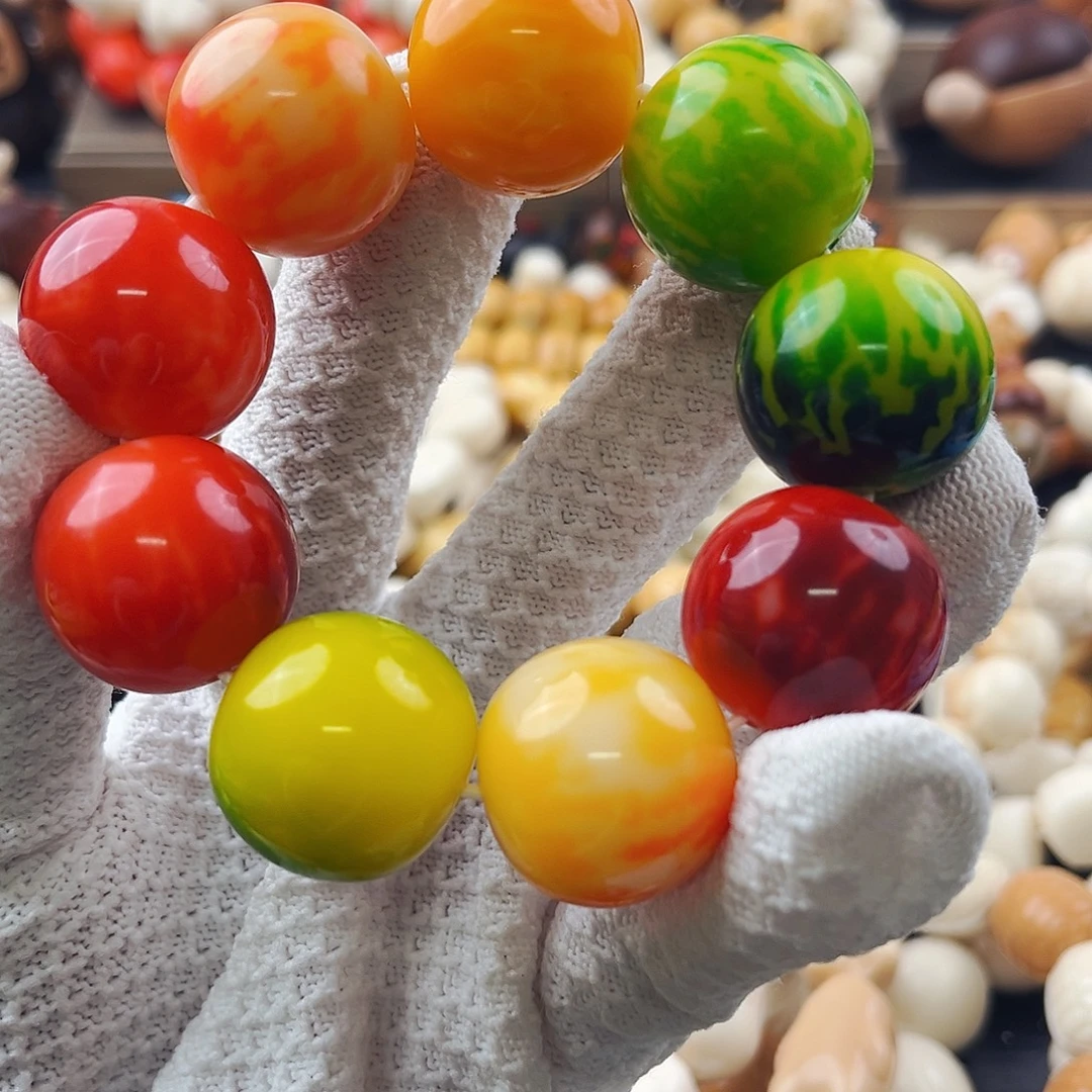 手串菩提根/象牙果新品-卡26菩提凤凰纹-高品油亮透