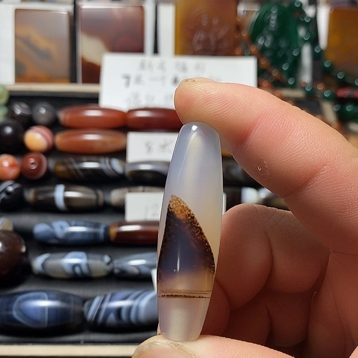 玛瑙/玉髓合金颈饰