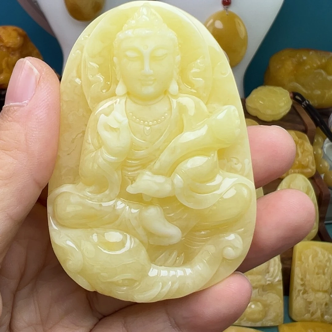 蜜蜡吊坠(不含链)未镶嵌