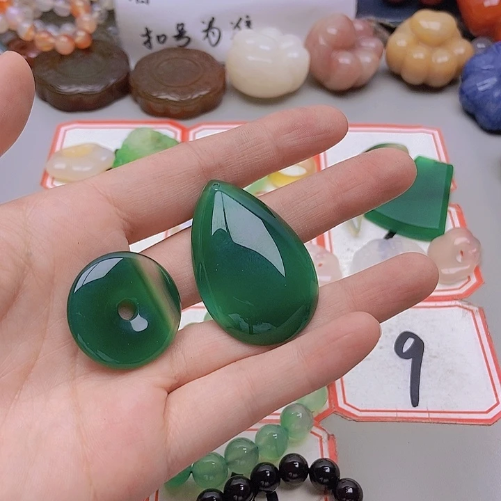 【闪购商品】未镶嵌玛瑙/玉髓珠宝半成品姑*