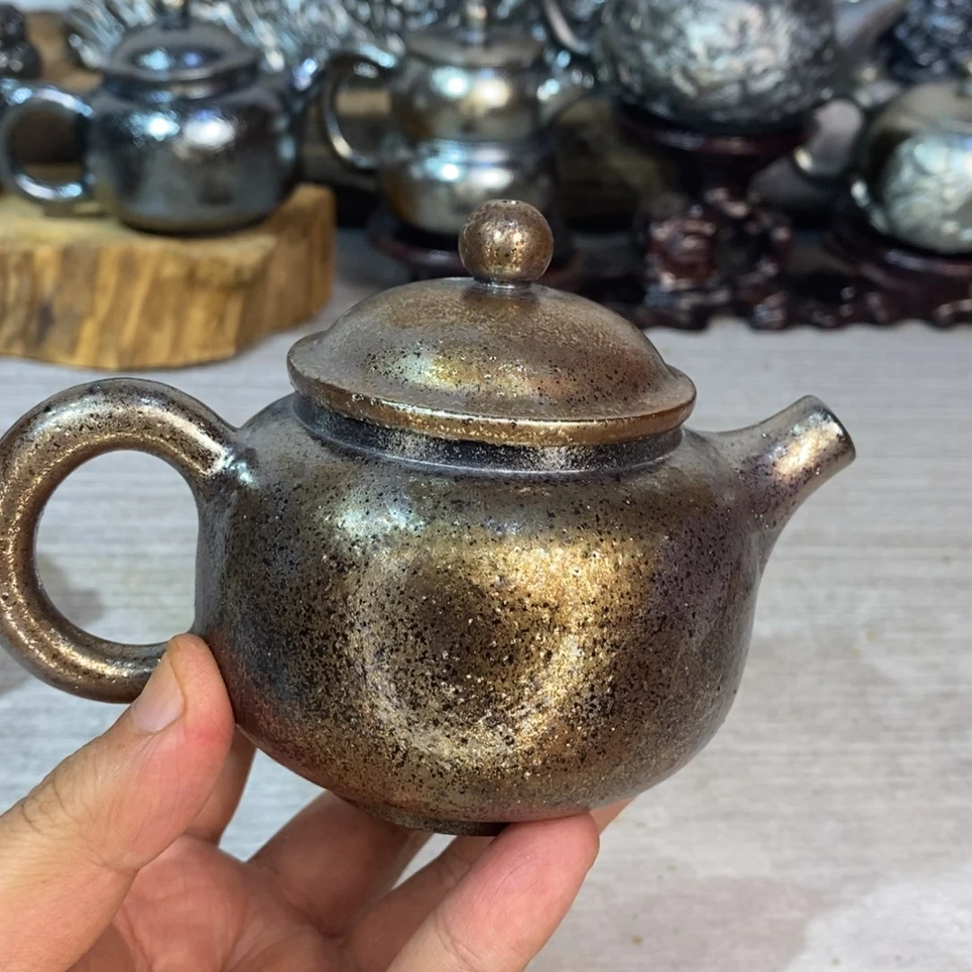 N***e云南建水紫陶柴烧壶