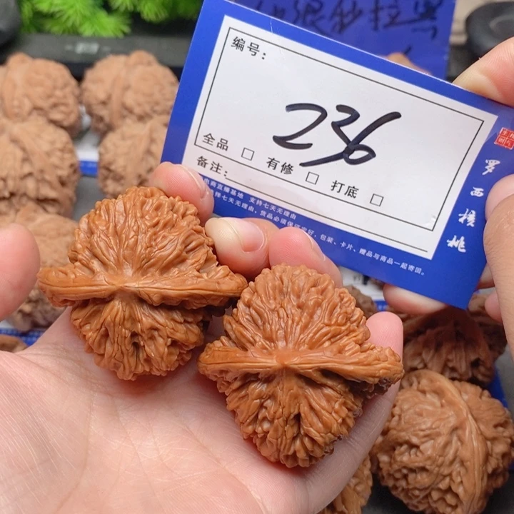把件桃核45四座楼236号牌