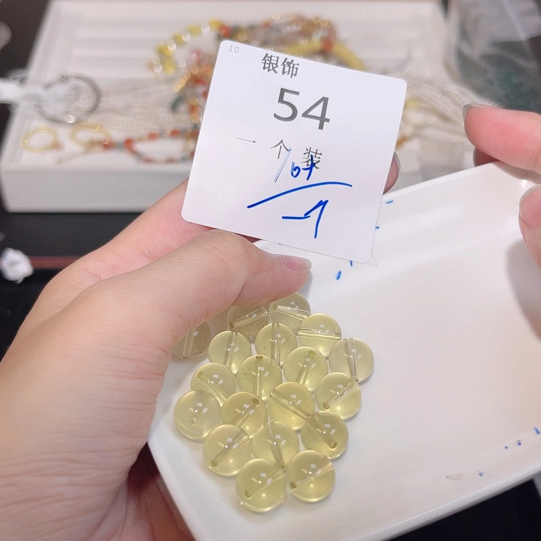 水晶珠宝半成品未镶嵌54 。