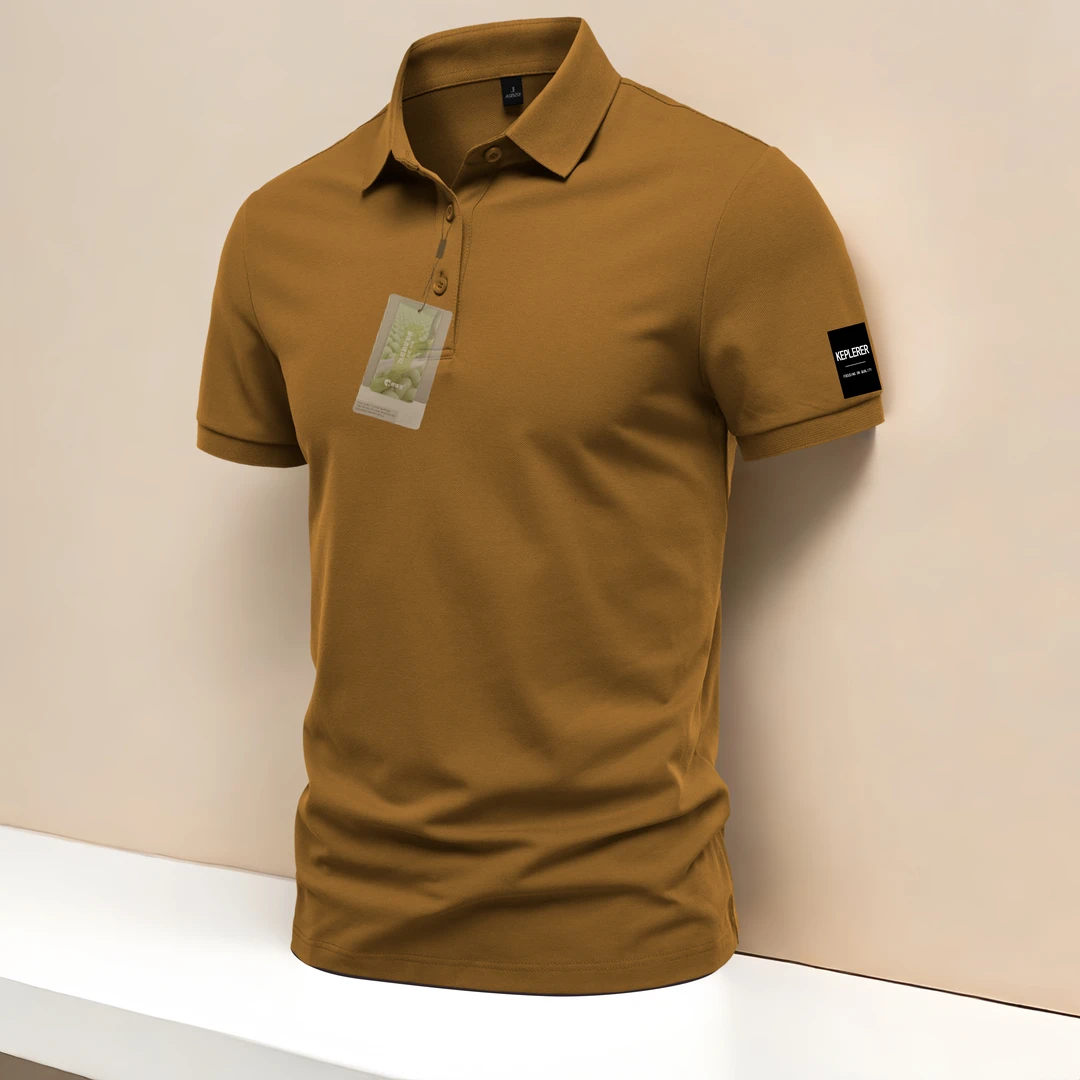 2024夏季爆款潮牌高端短袖polo衫新款高档痞帅商务上班休闲t恤男