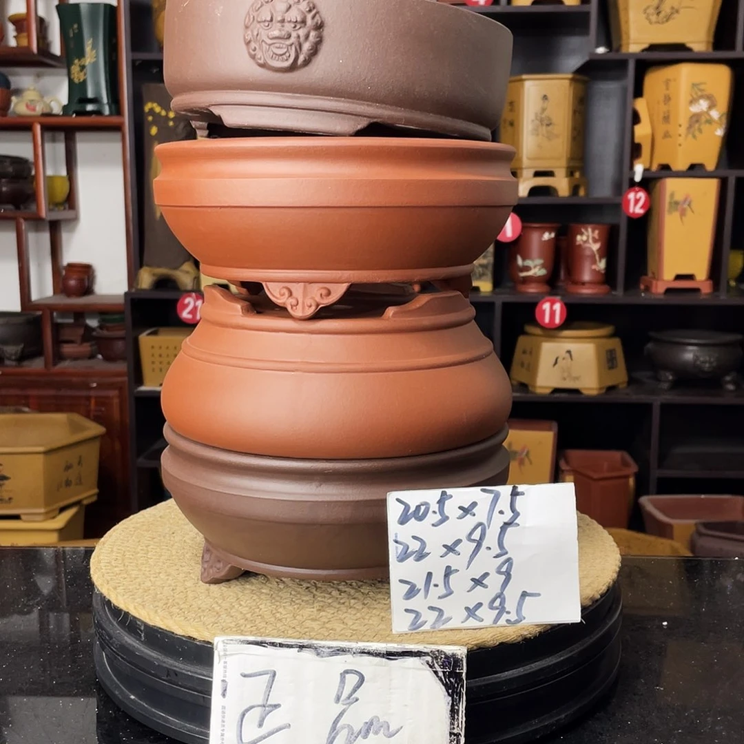 紫砂D-婉秋紫砂花盆