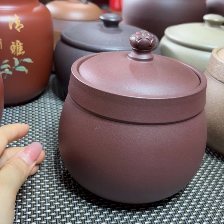 紫砂茶叶罐中高端紫砂茶叶罐