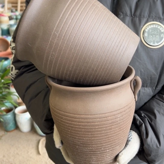 紫砂花盆高21口19———-