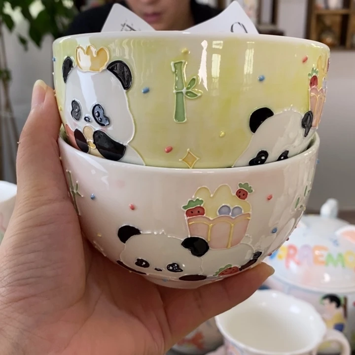 _****瓷片景德镇釉下彩手绘