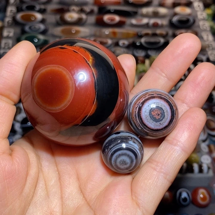 玛瑙/玉髓纯天然巴西玛瑙配珠合金*️**