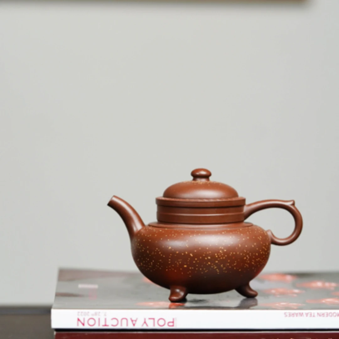 古卣傲雪·180cc·原矿一厂老紫泥