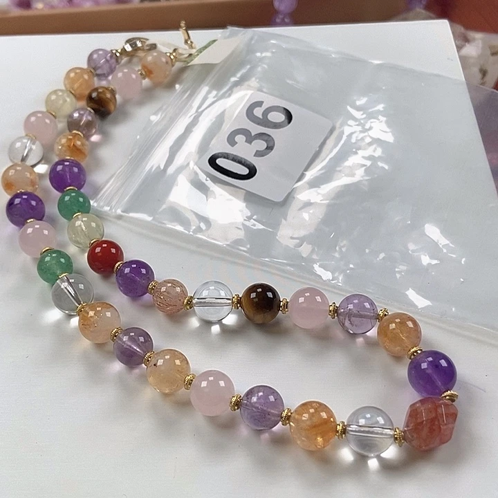 未镶嵌手链水晶多宝项链