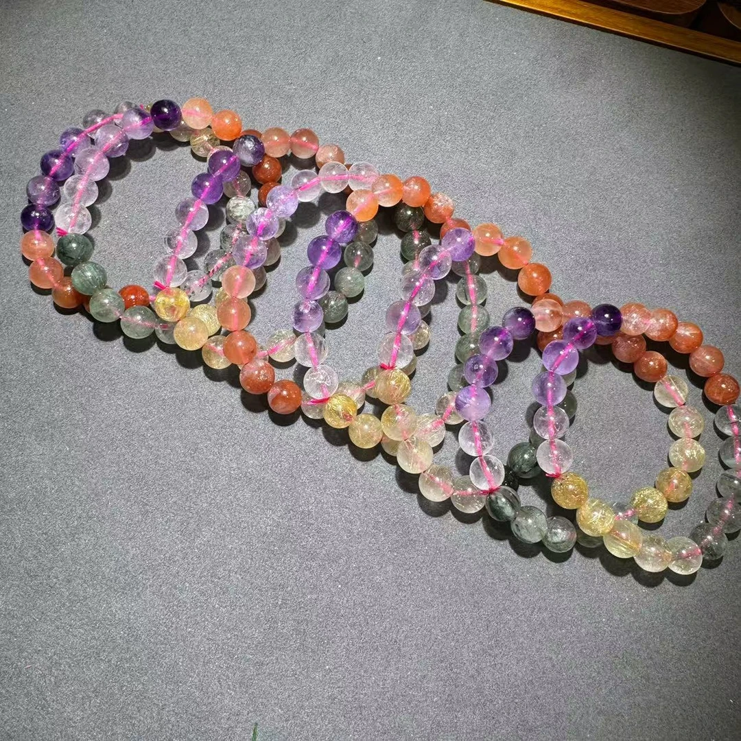 【黑胖珠宝】 H0107水晶多宝手链 多样性发其一