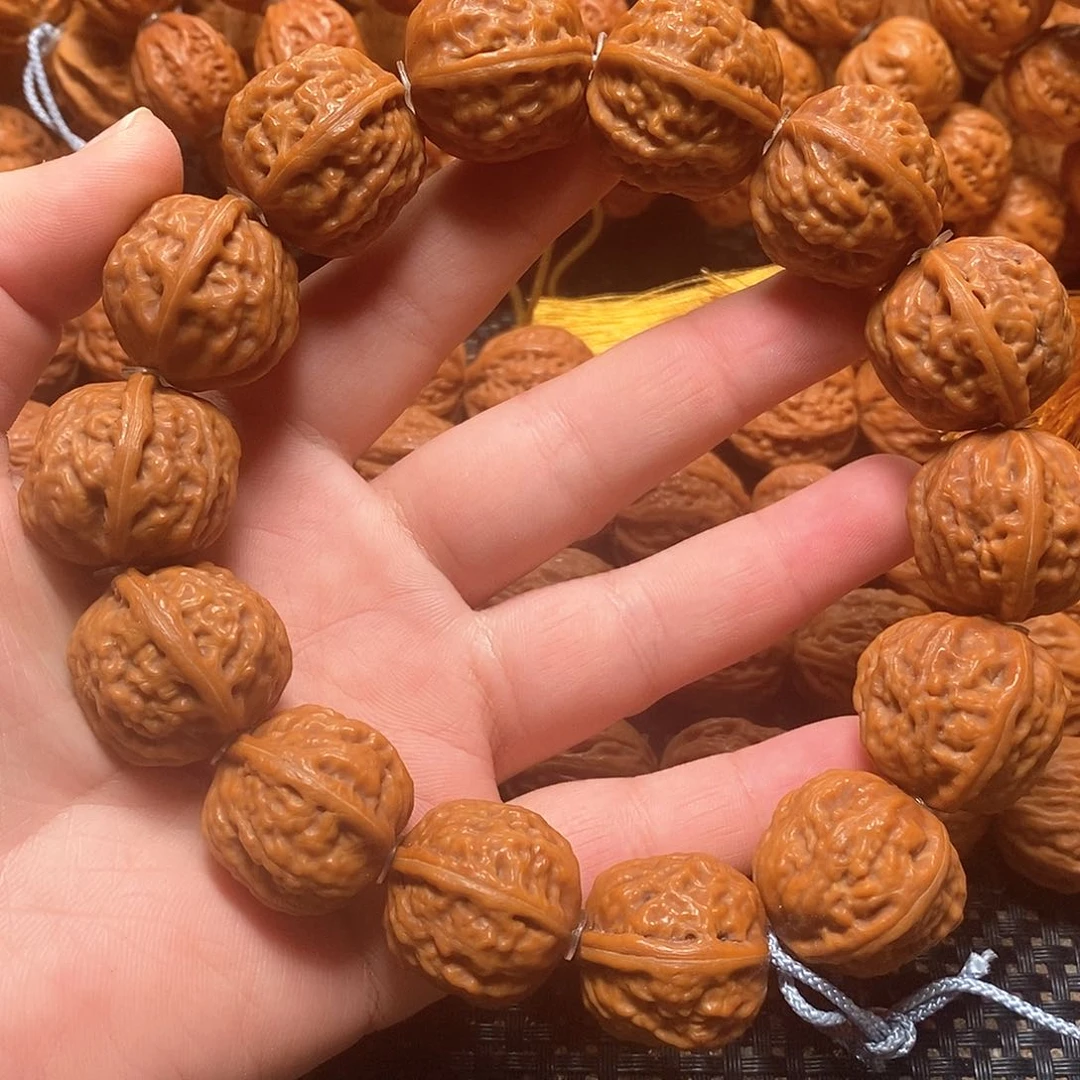 文玩核桃手串磨盘
