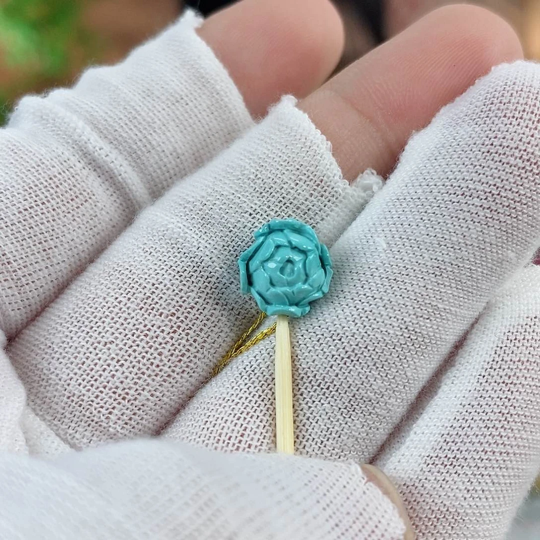 绿松石珠宝奇石未镶嵌