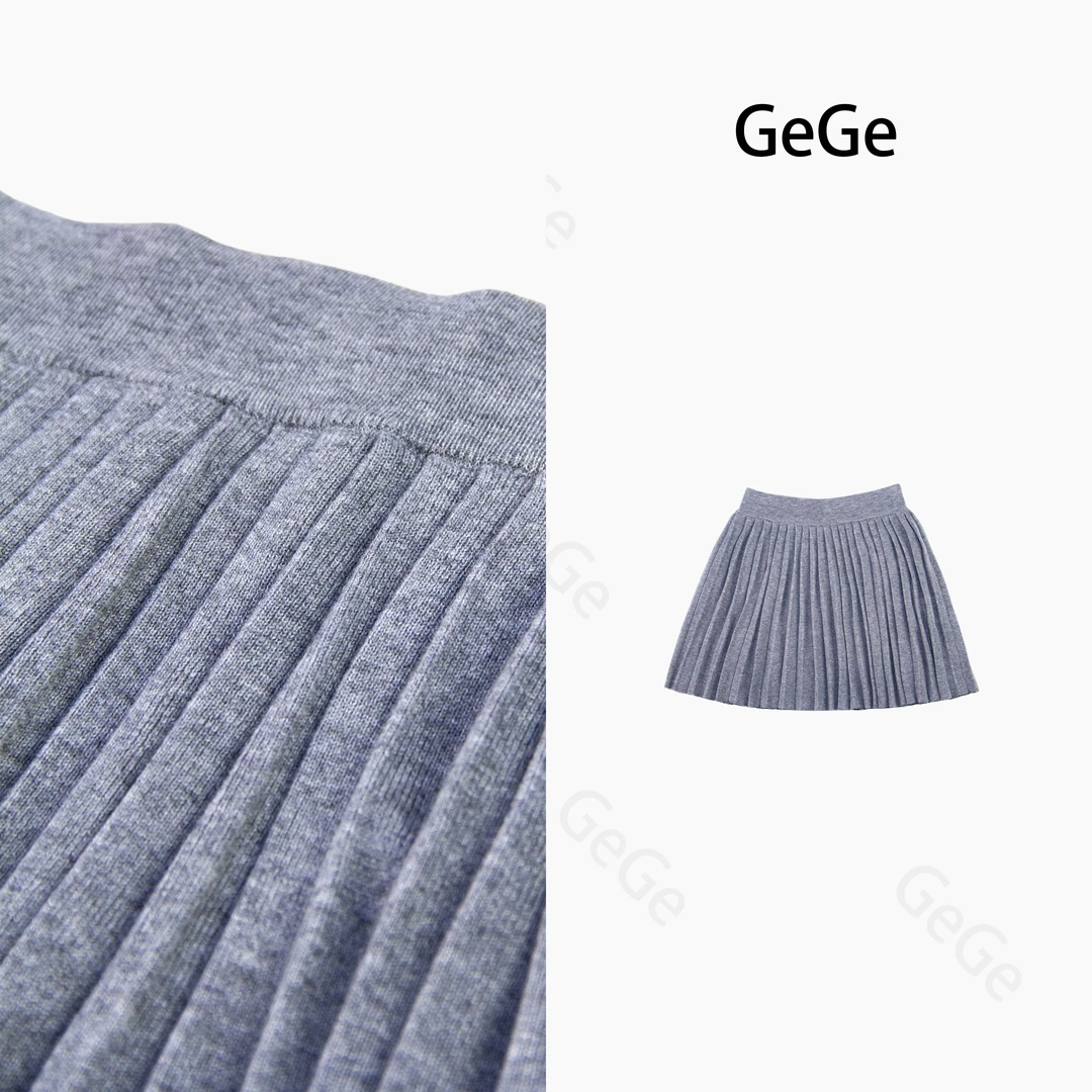 【格格专属】羊毛半身百褶裙
