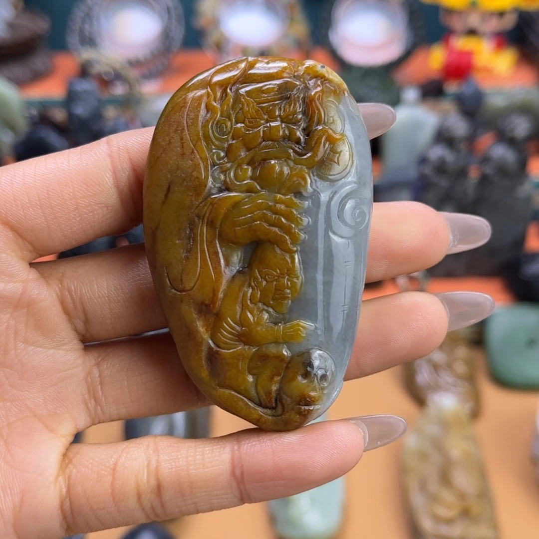 未镶嵌和田玉挂件凡***天