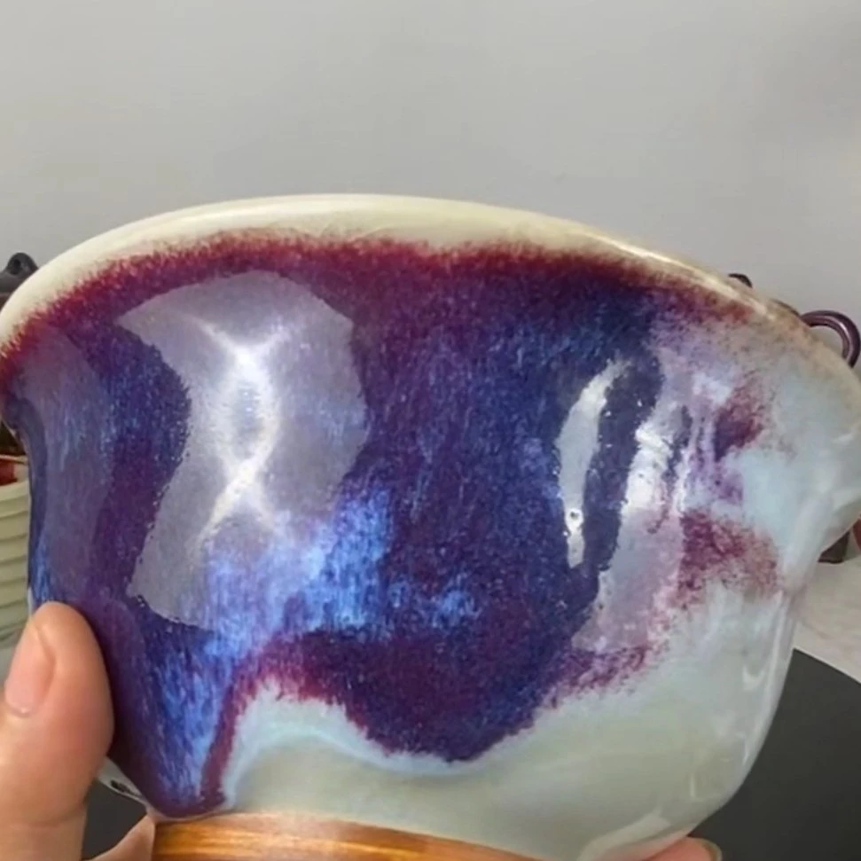 中国神后钧瓷碗(口径15,高7.5)