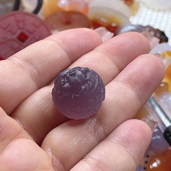 玛瑙/玉髓吊坠(赠链)未镶嵌笔*