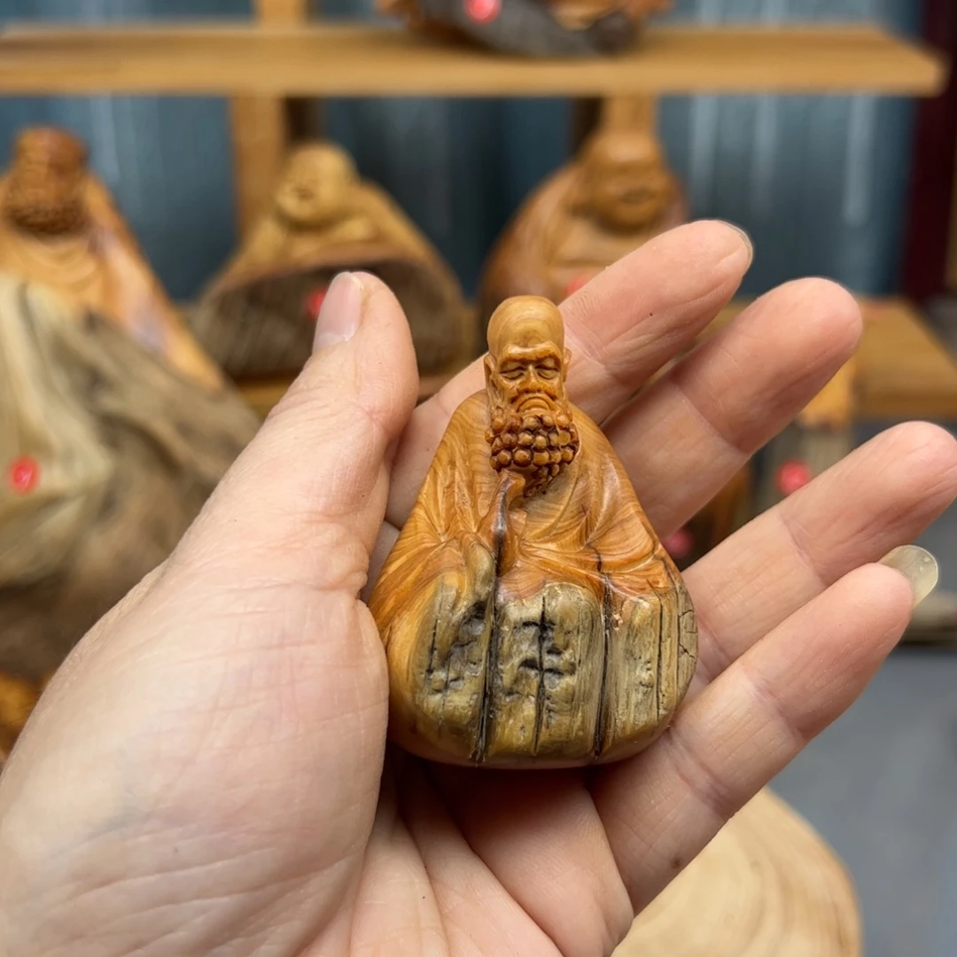 柏木崖柏木摆件手把件70