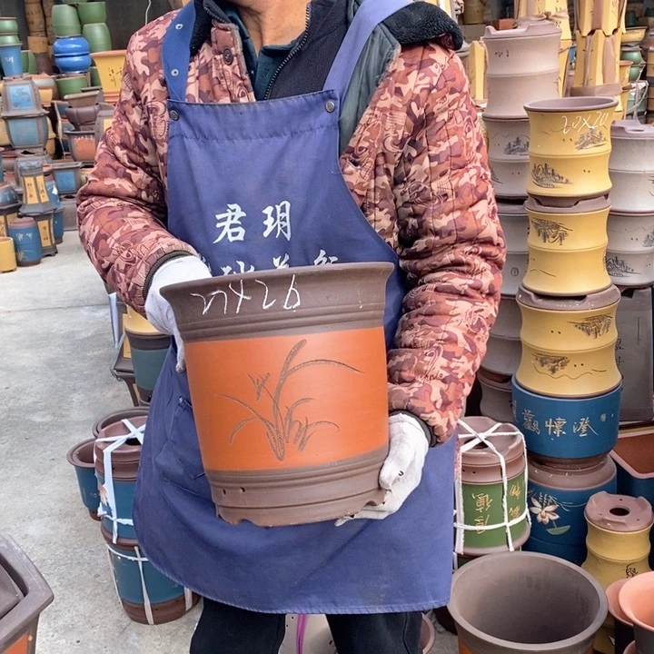 紫砂花盆紫砂花盆