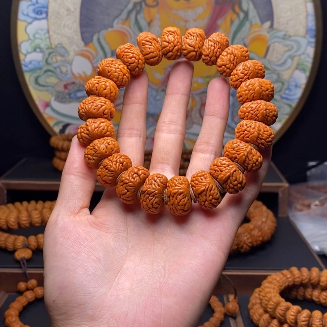 手串桃核龙纹桃核麒麟