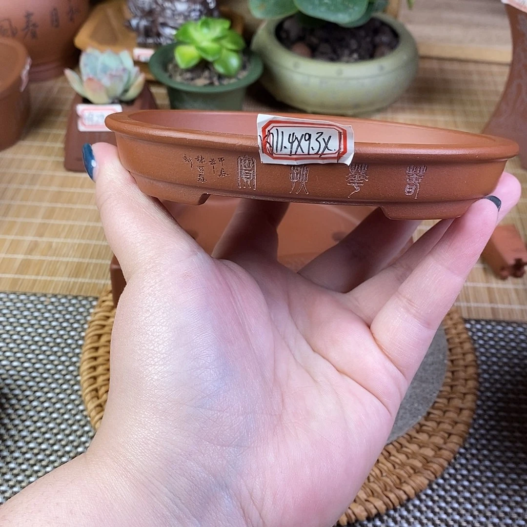 琉璃手工艺品宜兴紫砂精品花盆