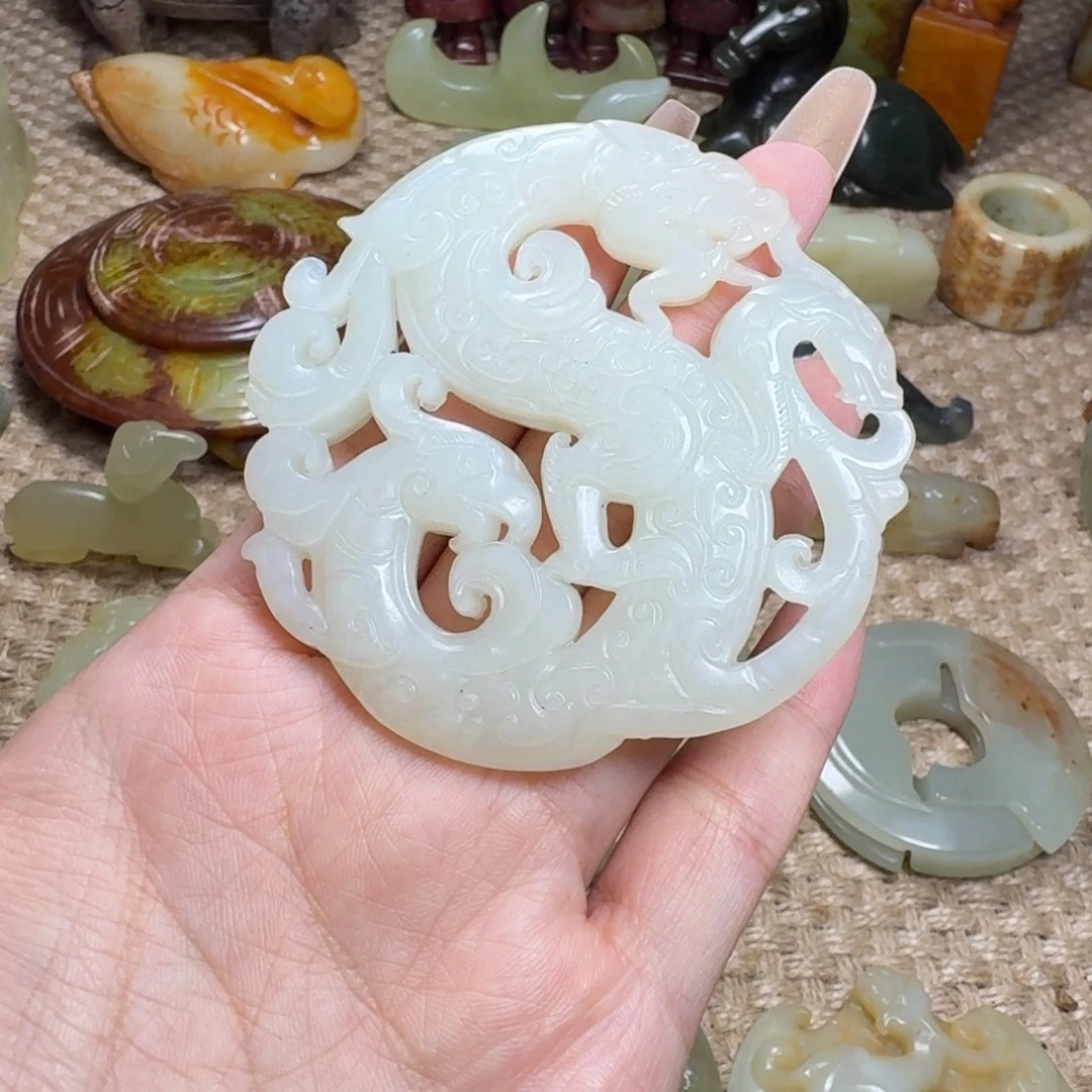吊坠白玉菩提挂件