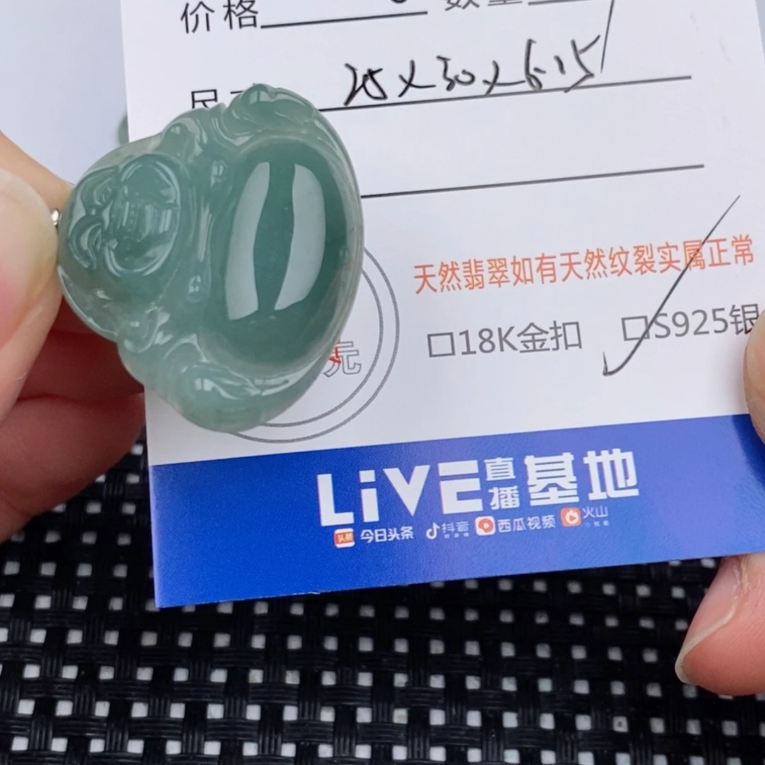 翡翠银S925镶嵌颈饰