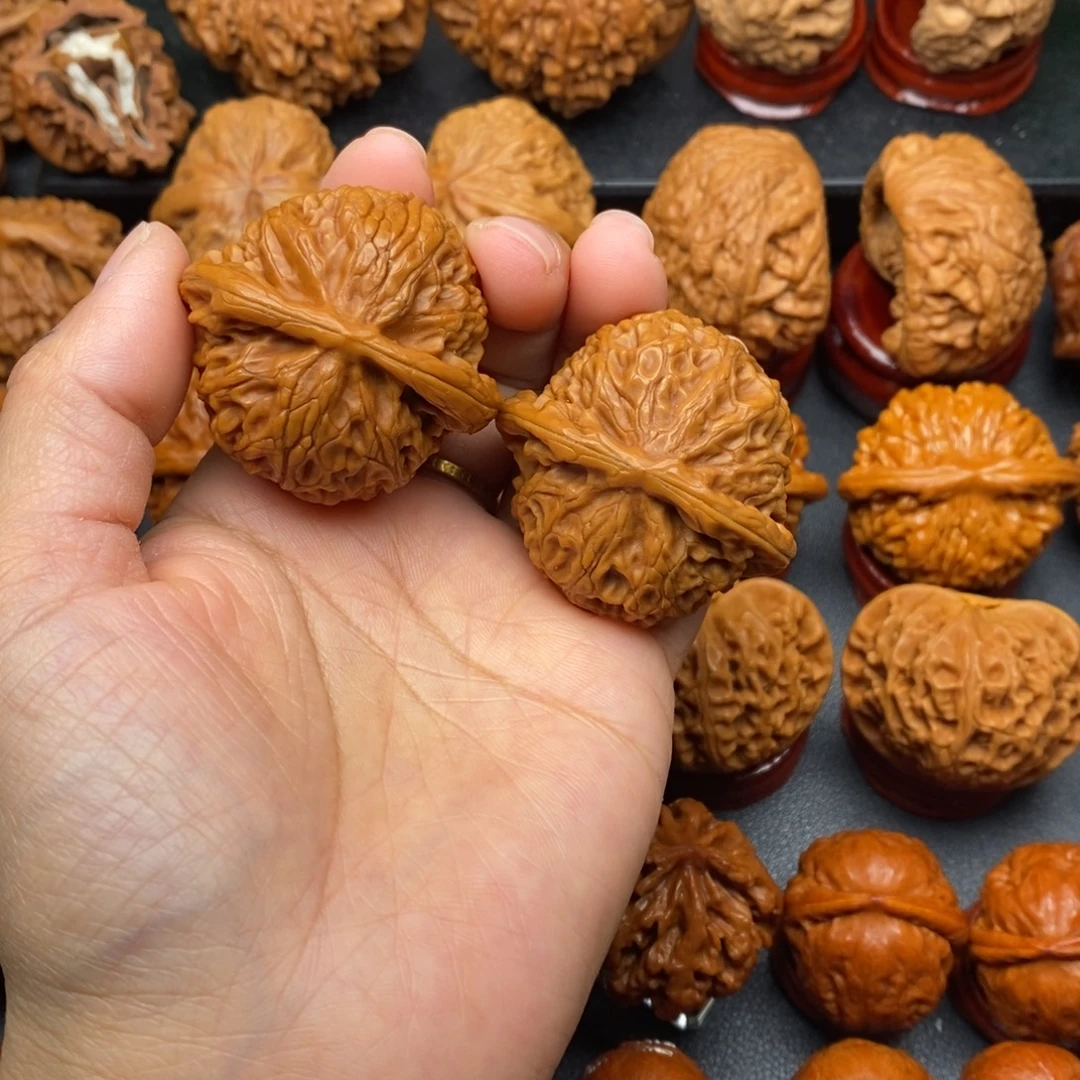 文玩核桃把件42宫灯