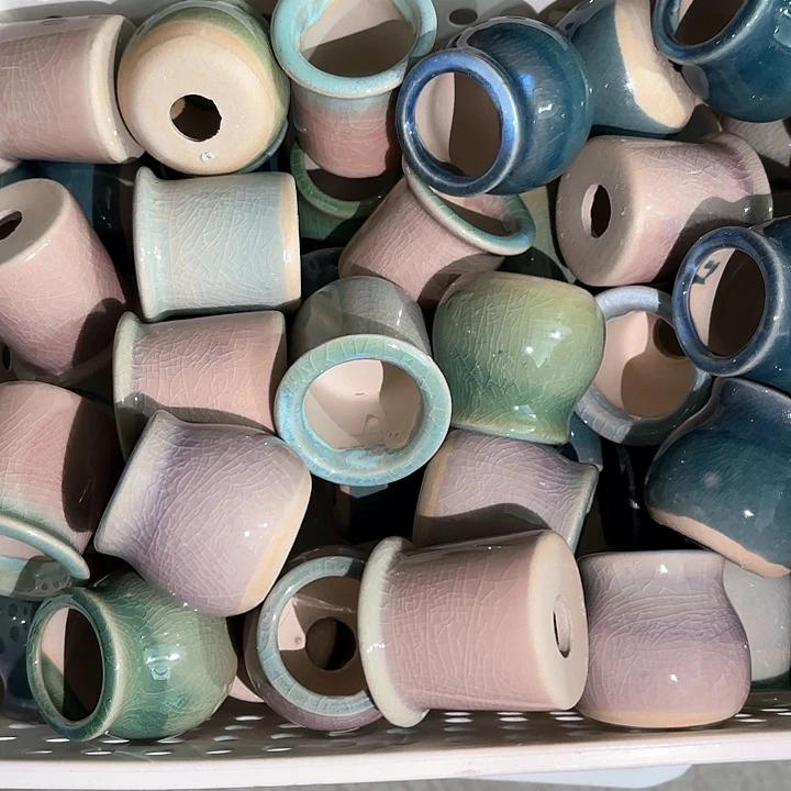 红陶量货｜口2.5高深浅搭配发12，颜色不挑