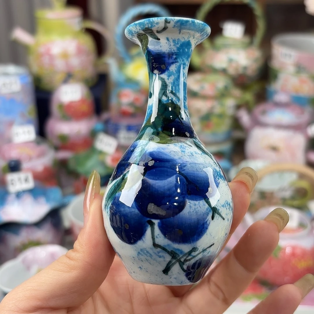 景德镇手绘高温釉下彩陶瓷茶具