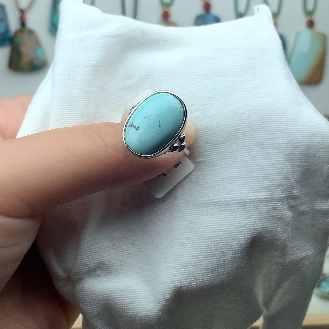 四***姐绿松石未镶嵌珠宝奇石